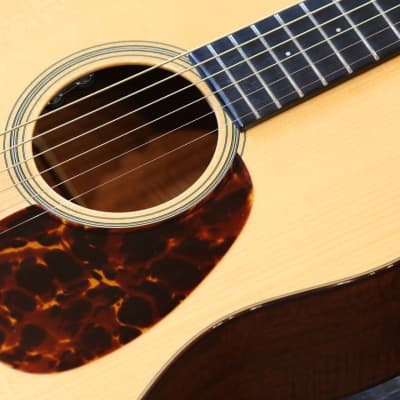 2012 Bourgeois Custom DS Acoustic/ Electric Guitar Adirondack Spruce & Figured Mahogany + Hard Case image 4