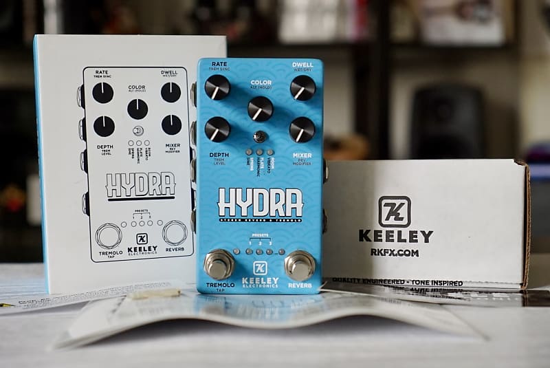 Keeley Hydra Stereo Reverb & Tremolo