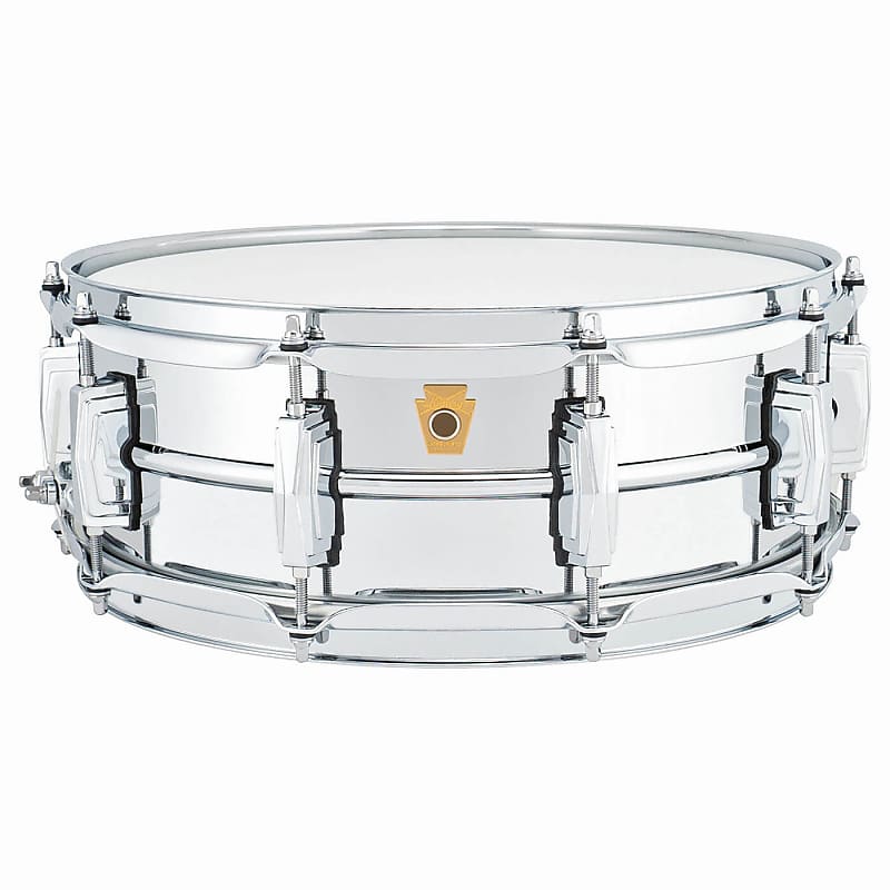 Ludwig Supraphonic Chrome Over Brass Snare Drum 14x5 image 1