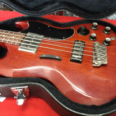 Gibson EB-3 1964 Electric Bass Guitar Cherry Red image 2