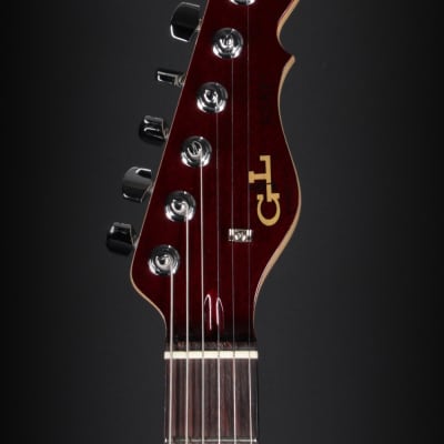 G&L Asat Deluxe RBY EMG Ruby Red Metallic image 3