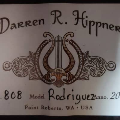 2015 Darren Hippner Miguel Rodriguez Style Brazilian Rosewood Classical Guitar image 5