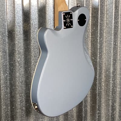 Reverend Double Agent OG Metallic Silver Freeze Guitar #65524 image 7