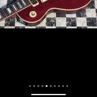 Gibson Custom Shop Pete Townshend Signature #1 '76 Les Paul Deluxe 2005 - Wine Red image 5