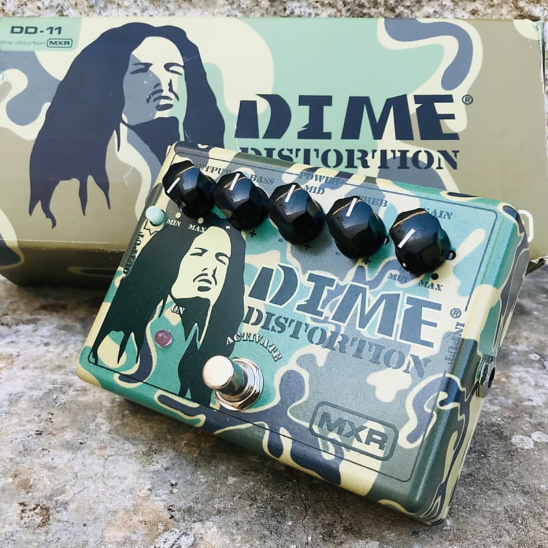 MXR Dime Distortion DD11 Overdrive Distortion Effect Pedal w/ Reverb