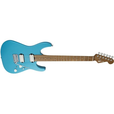 Charvel Pro-Mod DK24 HH 2PT Electric Guitar - Matte Blue Frost image 4