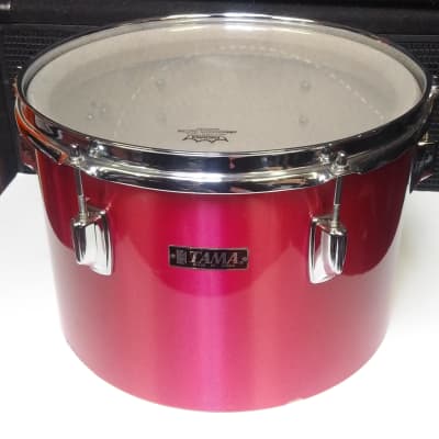 RARE! 1970s Tama Made In Japan Ruby Red Wrap 9 x 13" Imperialstar Concert Tom - Sounds Great! image 1