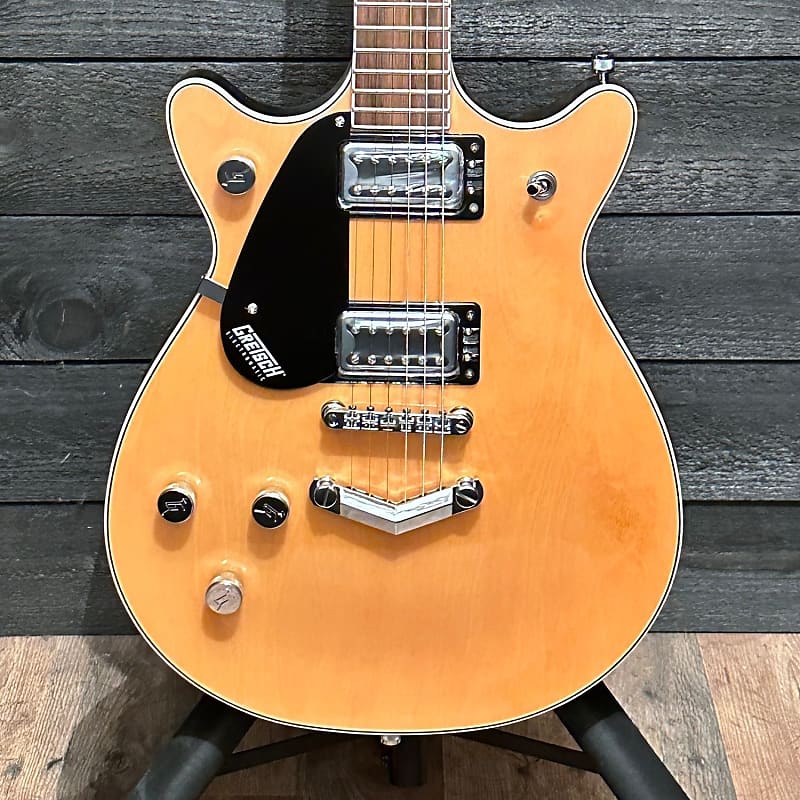 Gretsch G5222LH Electromatic Double Jet BT Left Handed Electric Guitar - Natural image 1
