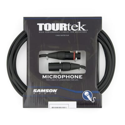 Tourtek TM20 XLRM-XLRF XLR Microphone Cable, 20ft image 2