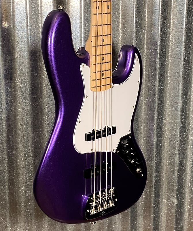 G&L USA Custom JB 4 String Jazz Bass Royal Purple & Case JB #0212