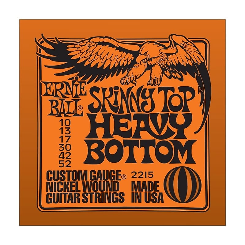 ERNIE BALL Skinny Top Heavy Bottom Nickel Wound Electric Guitar Strings (2215) Single Pack image 1