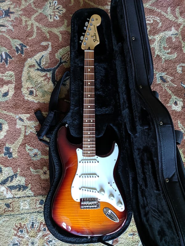 Fender Strat Plus 2018 Tobacco Sunburst Plus Case/Amp/Pedal! image 1