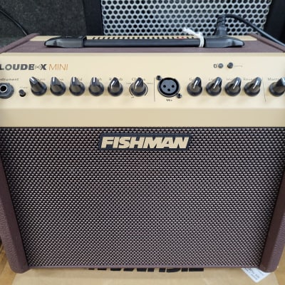 Fishman PRO-LBT-500 Loudbox Mini with Bluetooth 2-Channel 60-Watt 1x6.5" Acoustic Guitar Amp - Brown image 1
