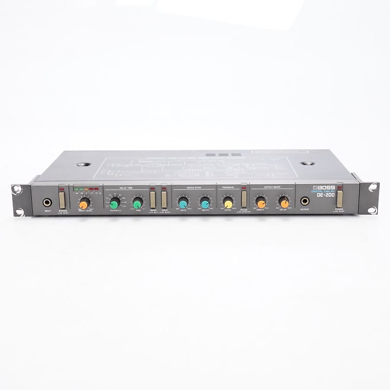 Boss DE-200 Rackmount Digital Delay Effects Processor #53495 | Reverb