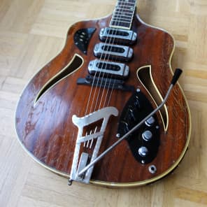 MIGMA Thinline guitar East Germany super rare ~1965 image 3
