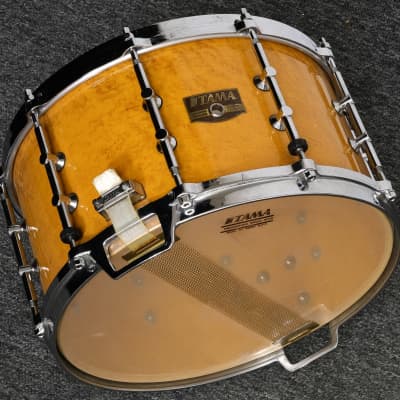 1990s Tama 8x14 Powermetal PM328 Brass Snare Drum | Reverb