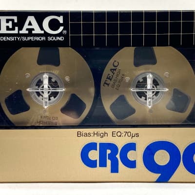 Vintage 1983 Teac CRC 90 Type II Reel to Reel Cassette Tape (Sealed / New)