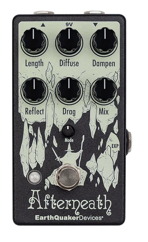 EarthQuaker Devices Afterneath Otherworldly Reverberation Machine V3 2020 - Present - Black image 1