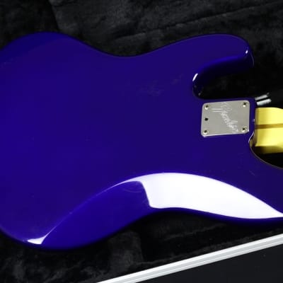 Fender  American LongHorn Boner Jazz Bass  1992 Deep Blue image 11