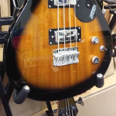 Gretsch Electromatic Sunburst Finish 30" Scale 2 Pickup Bass Guitar -  Big Sound - Very Clean! image 3