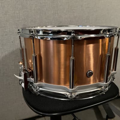 Copper Snare - Shell ONLY - 6.5x14 - Pearl Free Floating Insert (or build out) image 3