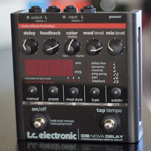 ギター TC Electronic ND-1 Nova Delay Amazon.com: TC Electronic ND-1 Nova Delay Guitar Pedal