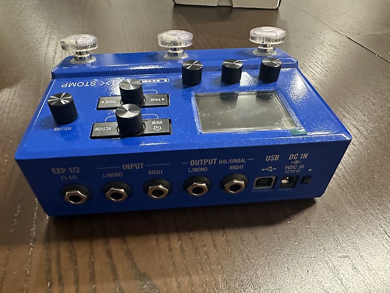 Line6 HX Stomp Lightning Blue ver3.80 Line6 HX Stomp Lightning
