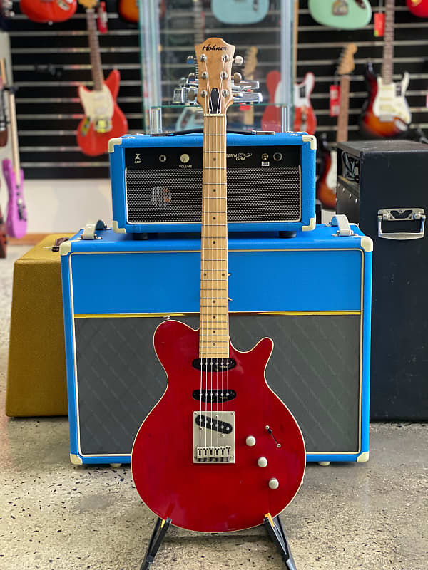 HOHNER OSC STANDARD ELECTRIC GUITAR | RED ***Pre | Reverb Australia