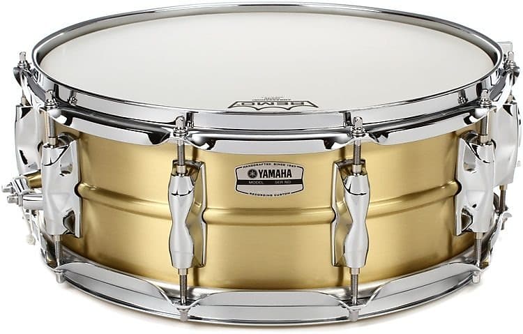 Yamaha RRS-1455 Recording Custom 5.5x14" Brass Snare Drum image 1