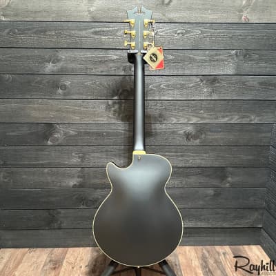D'Angelico Deluxe SS TP LE Proto Matte Charcoal Semi Hollow Body Electric Guitar w/ Case image 18