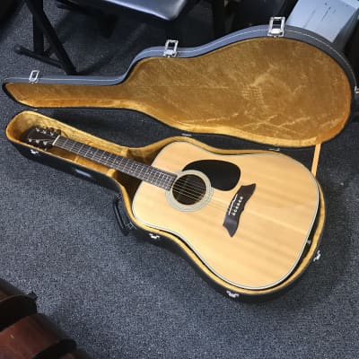 Takamine F363S acoustic dreadnought guitar made in Japan 1979 in excellent condition with original hard case , key , owners manual and tool included. image 1