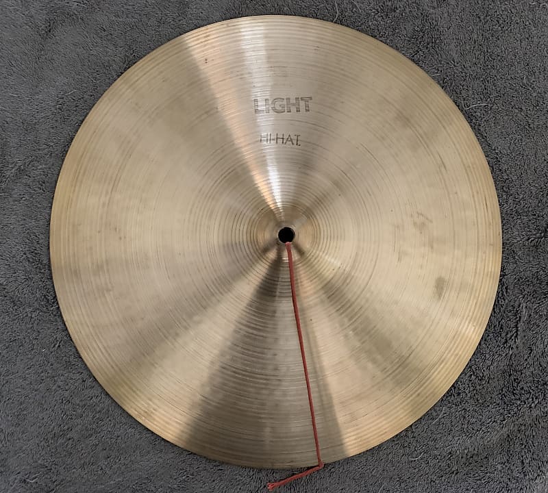 Rare New Old Stock Avedis Zildjian Hollow Logo 15” Light Hi | Reverb