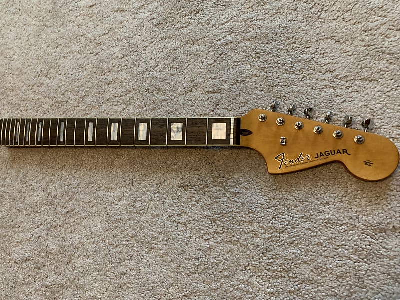 USACG Jaguar Neck Block Inlays Bound USA Reverb