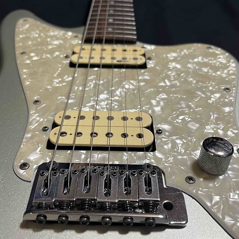 Fernandes JG-65S 1990s - Silver Sparkle w/Sustainer | Reverb