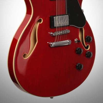 Ibanez Artcore AS7312 Electric Guitar, 12-String, Transparent Cherry Red image 4