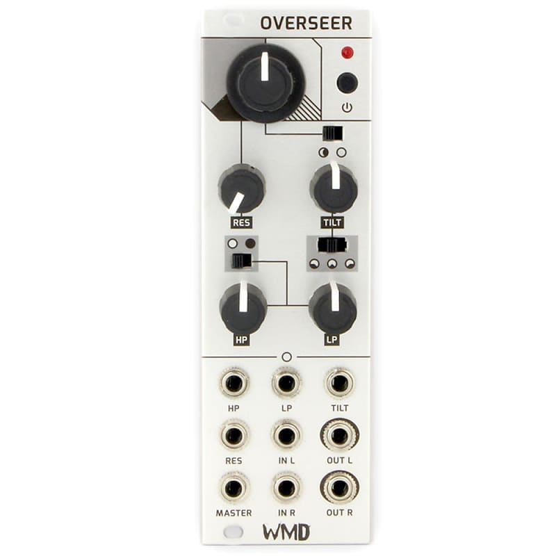 WMD Overseer Eurorack Stereo Filter Module Reverb