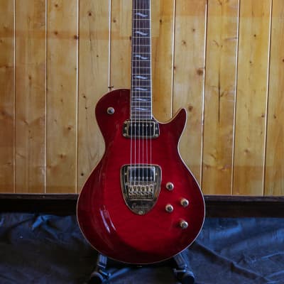 Carparelli Pacifico SV Electric Guitar - Red Burst Flame *Showroom Condition. image 2