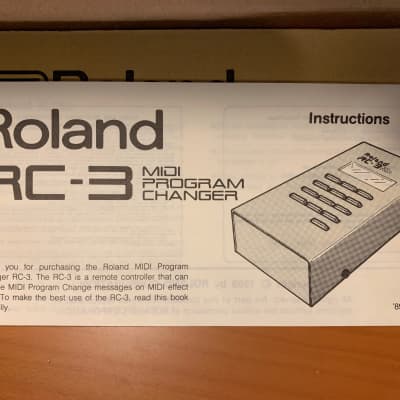 Roland RC-3 MIDI Program Changer - Excellent Condition image 6