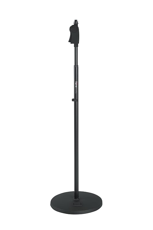 Gator GFW-MIC-1001 10" Round Base Microphone Stand with One-Handed Clutch image 1
