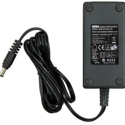 Korg KA310 + Cable 500405015300 12V 500mA Power Adapter for X50, microX, R3 and MR-1000, etc