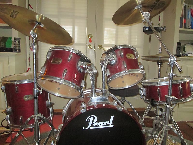 Used pearl export series store drum set for sale