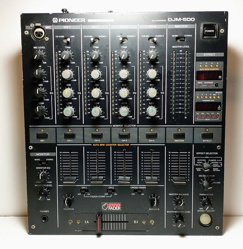 pioneer　DJM-500 Pioneer DJM-500 DJ Mixer Model 4-Channel Performance Mixer