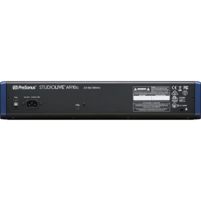 New PreSonus StudioLive AR16c USB-C 18-Channel Hybrid Performance & Recording Mixer SLMAR16C image 5