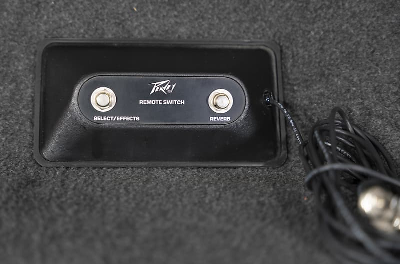 Peavey Remote Switch Black Two button Select/Effects Reverb Reverb