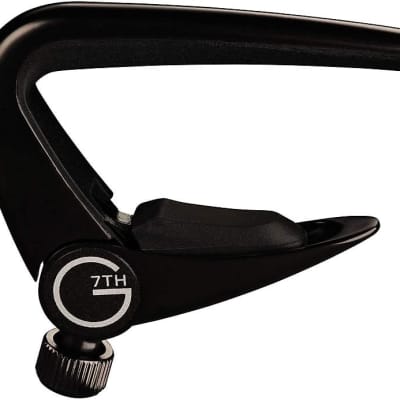 G7th Guitar Capo - Newport For Steel String Black image 1