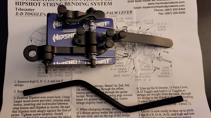 Hipshot B/G Drop D Bending System For Telecaster | Reverb