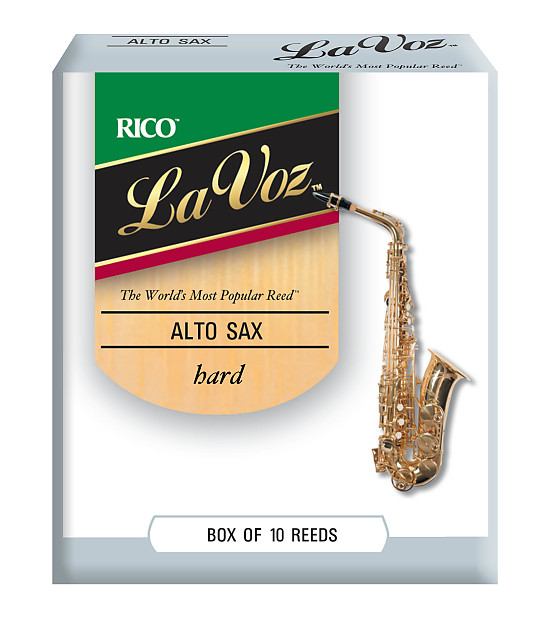 Rico RJC10HD La Voz Alto Saxophone Reeds - Strength Hard (10-Pack) image 1