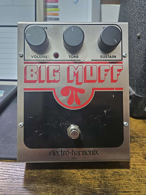 Electro-Harmonix Big Muff Pi 2000 - Present - Silver / Black / Red image 1