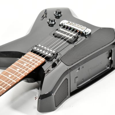 Fusion Smart Guitar Black Finish Electric Guitar w/ Gig Bag image 5