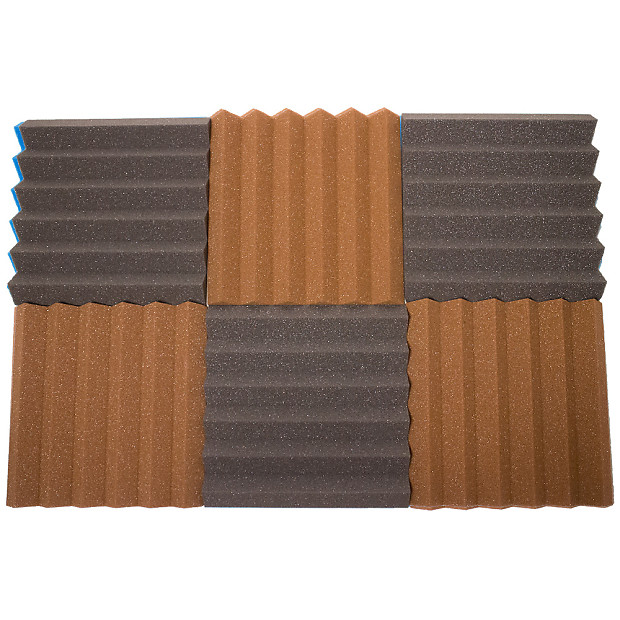 Seismic Audio SA-FMDM2-3Each 2x12x12" Studio Acoustic Foam Sheets (6-Pack) image 1